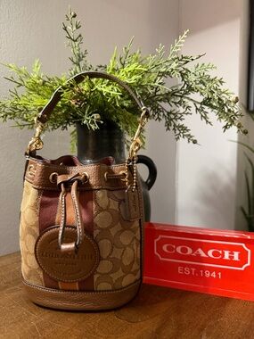 Coach Mini Dempsey Bucket Bag